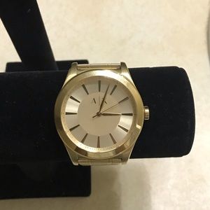 Selling an all gold Armani Exchange watch.